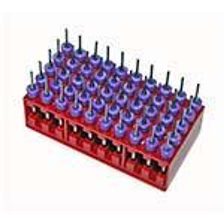 Used Router Drill bits. Plasic case of 50; Diameter: 1.6mm (0.0630") Fish Tail Flute Length: 8.00mm (0.315") ES6282