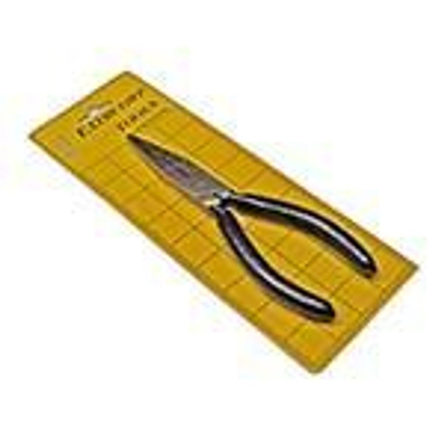 Used 6-1/4 FLAT NOSE PLIER GROOVE/CUTTER ES6986