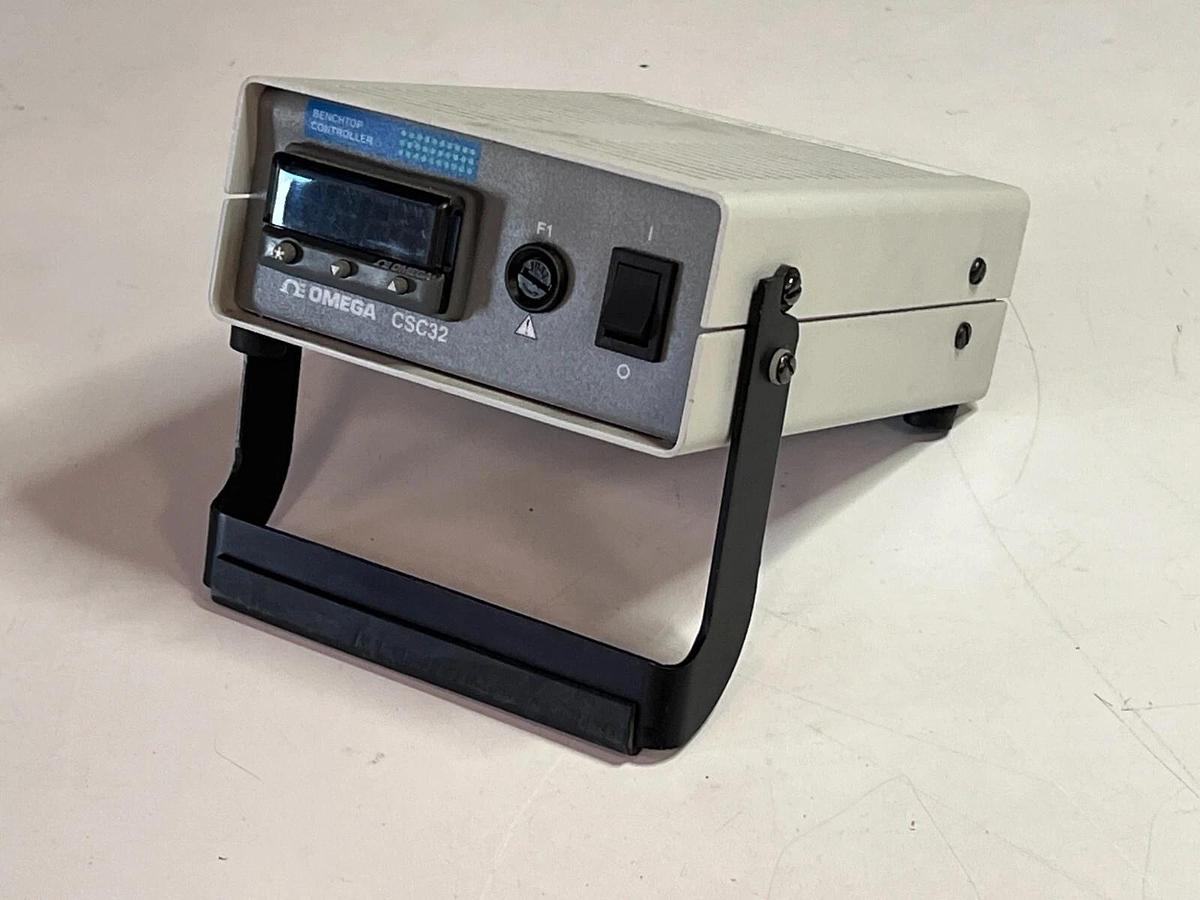 Used Omega Model CSC32 Benchtop Controller with Type J Thermocouple Assembly