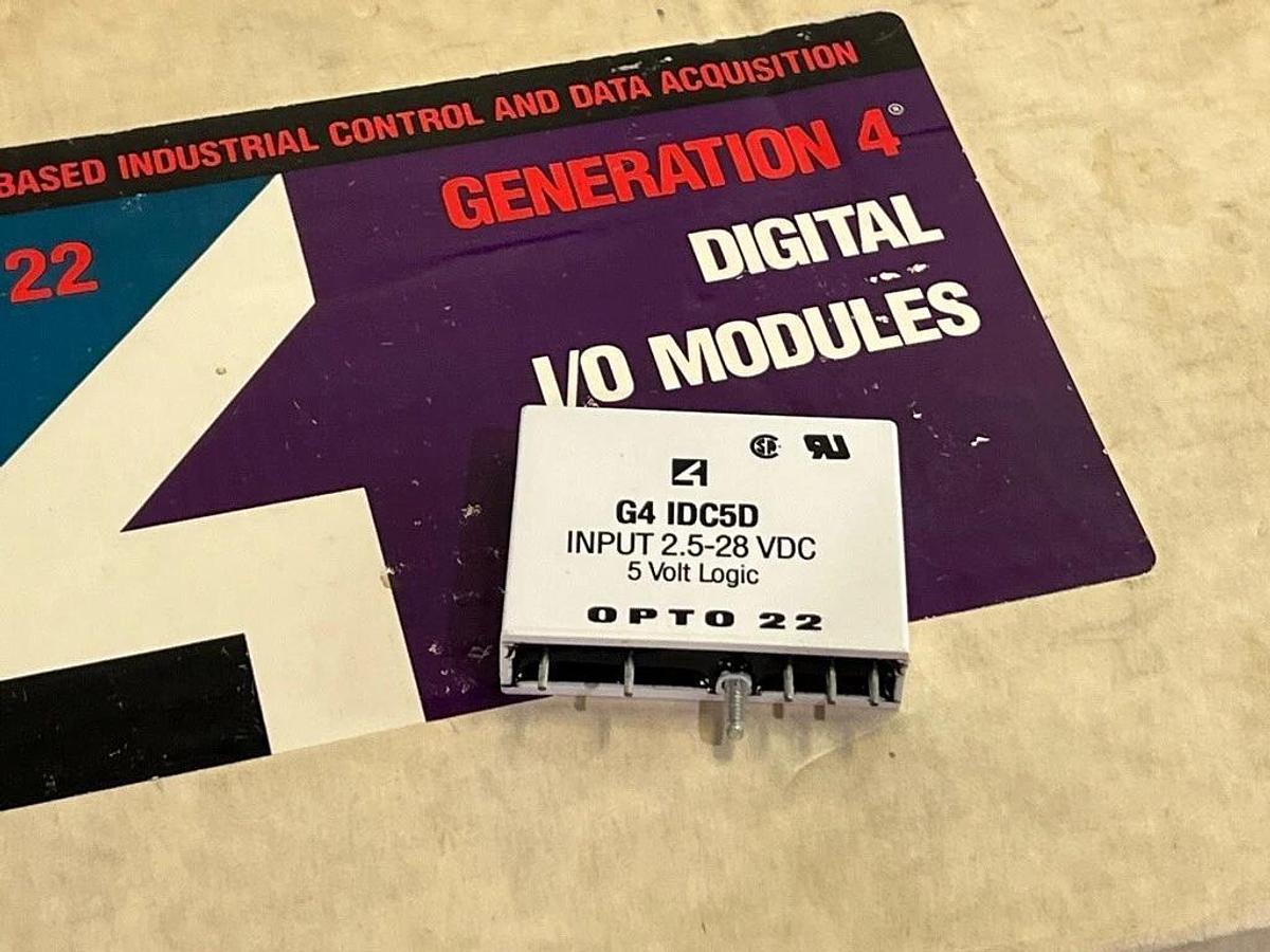Box of 48: Opto 22 G4IDC5D - Gen 4 Digital I/O Modules 2.5-28 VDC 5 Volt Logic