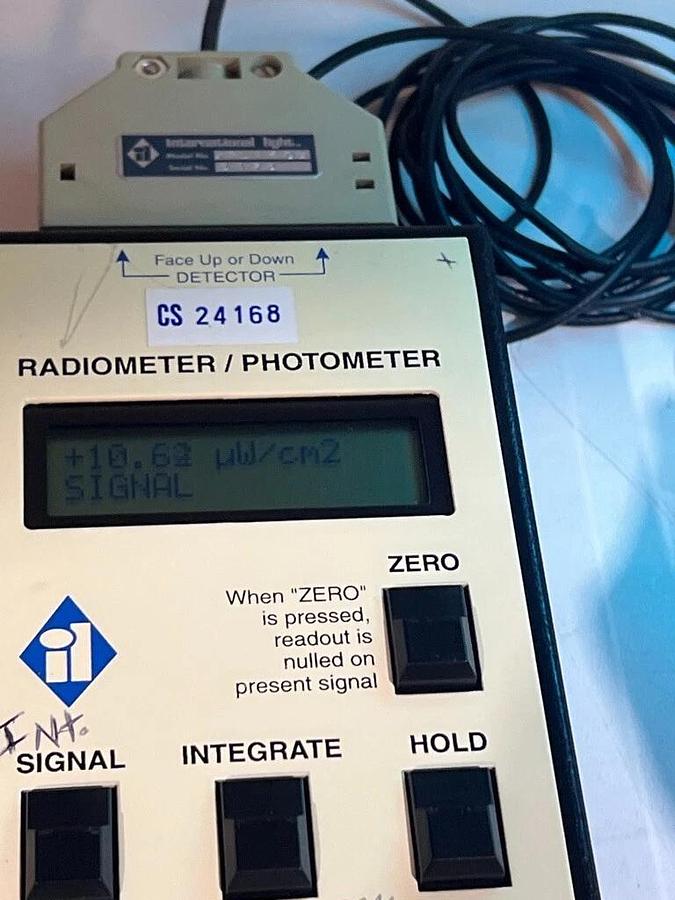 Used International Light IL1400A Radiometer / Photometer with XRL140B UV Detector