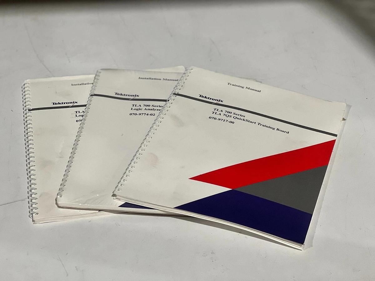 Used Lot of 14 Vintage Tektronix Instruction / User Manuals for Test Equipment - Tek