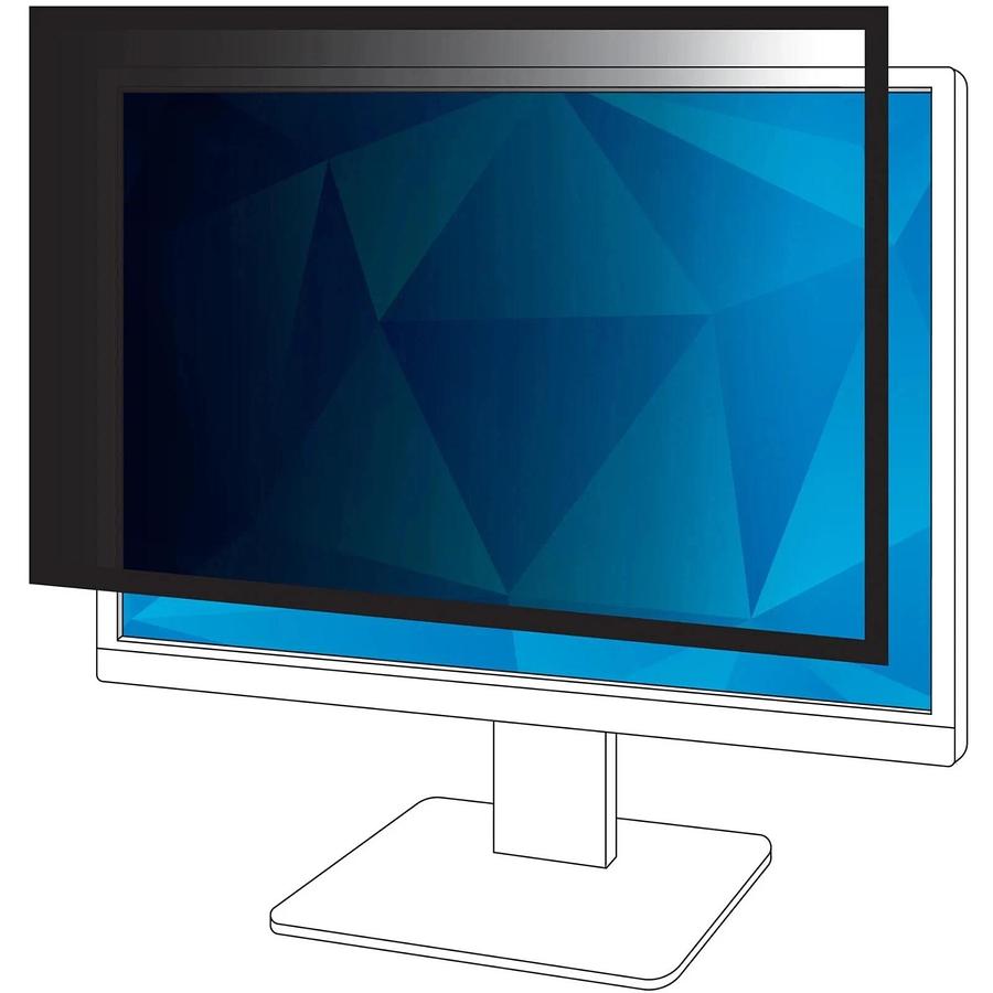 Used 3 Pack PF230W9F - 3M Framed Monitor Privacy Filter for 23" LCD, 16:9 Aspect