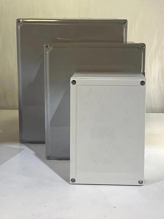 Lot of 3 Electrical Enclosures / Project Boxes 7" x 10", 12" x 8", 15" x 12"