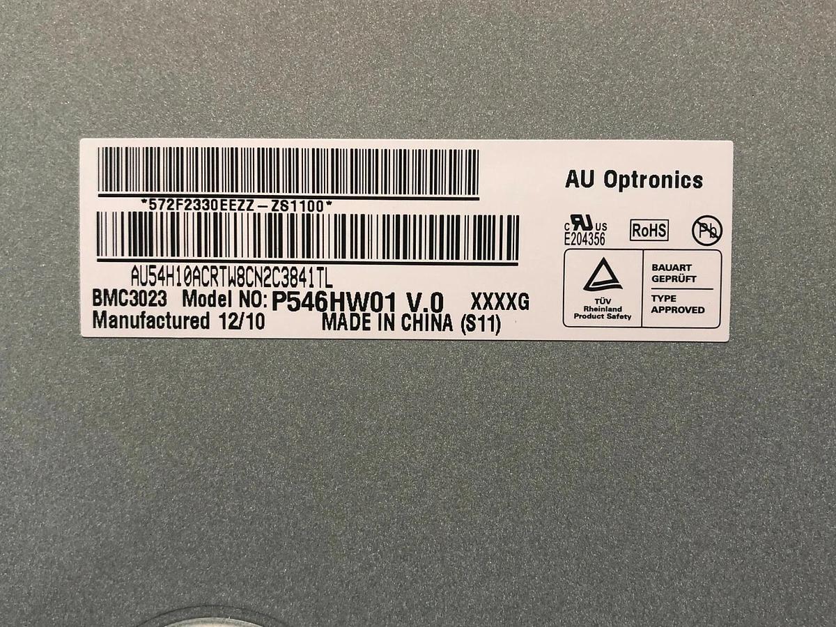 AU Optronics P546HW01 55 Inch Class LCD Monitor Bare Display AUO