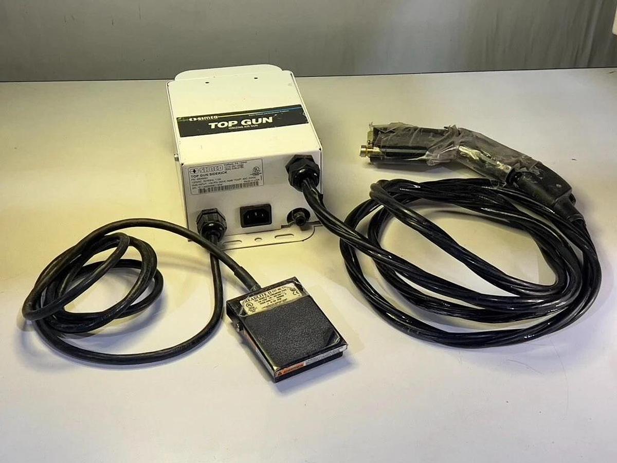Used Simco-Ion 406992 Top Gun Ionizing Air Gun 120 VAC - Broken Gun - AS-IS FOR PARTS