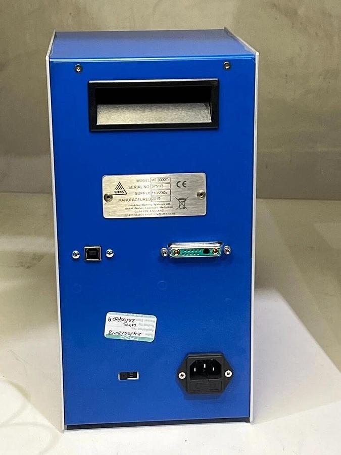 Used UMS Metaletch ME3000T Advanced Electrochemical Marking System w/ Thermal Printer