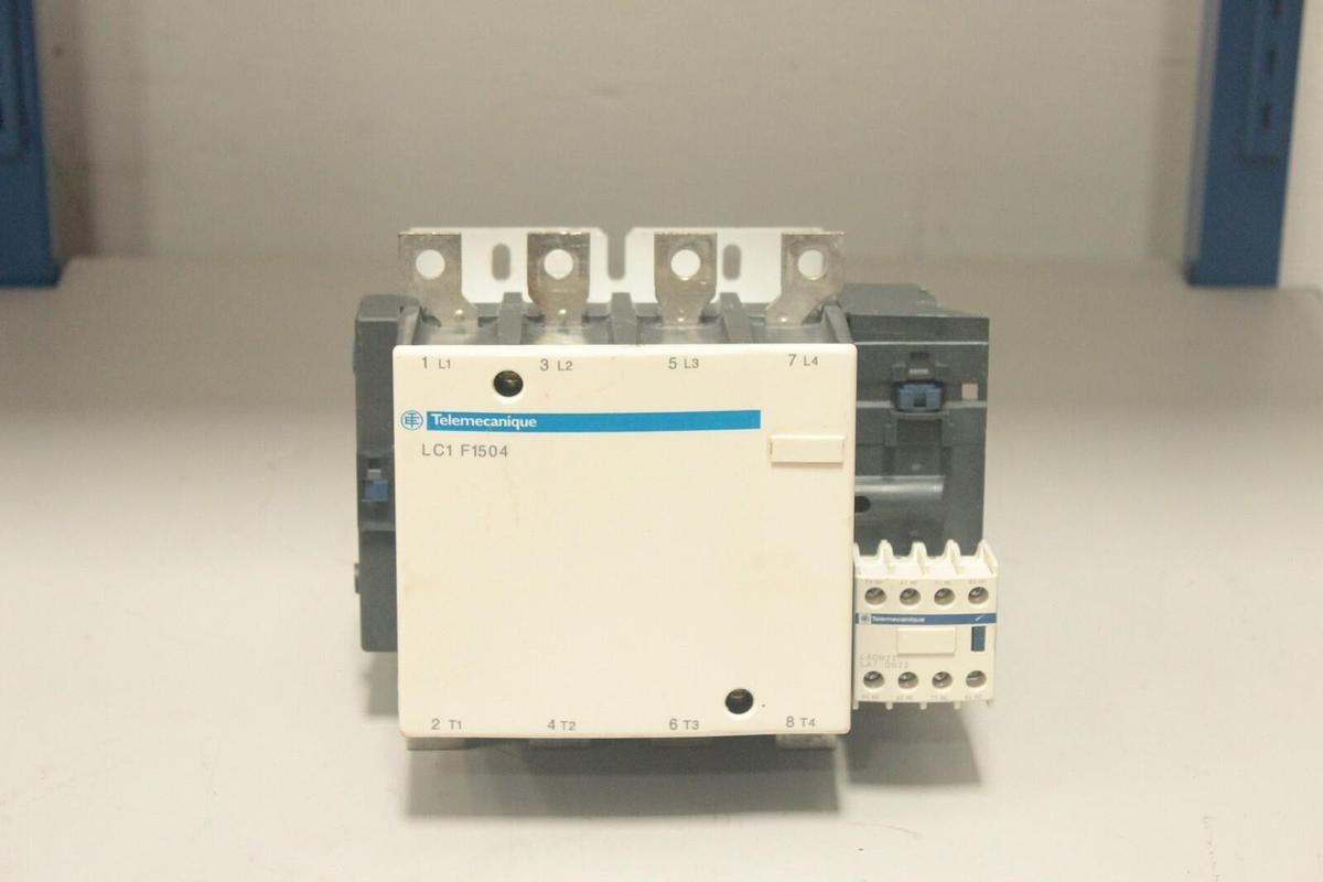 Used Telemecanique Schneider Electric LC1 F1504 Contactor w/ LX1FF110 Coil - AS-IS