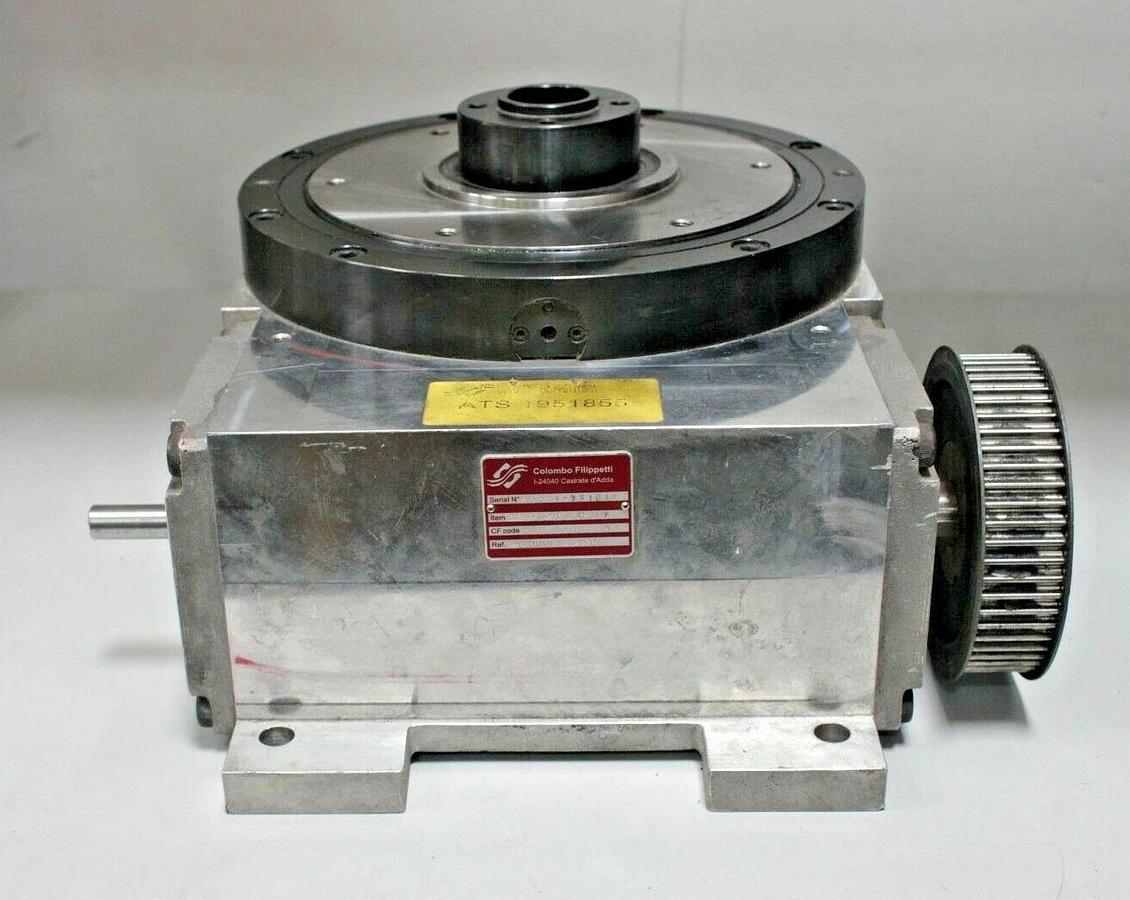Used Colombo Filippetti I-24040 Rigidial Rotary Index Table w/ Flange RIG 09-16-P002