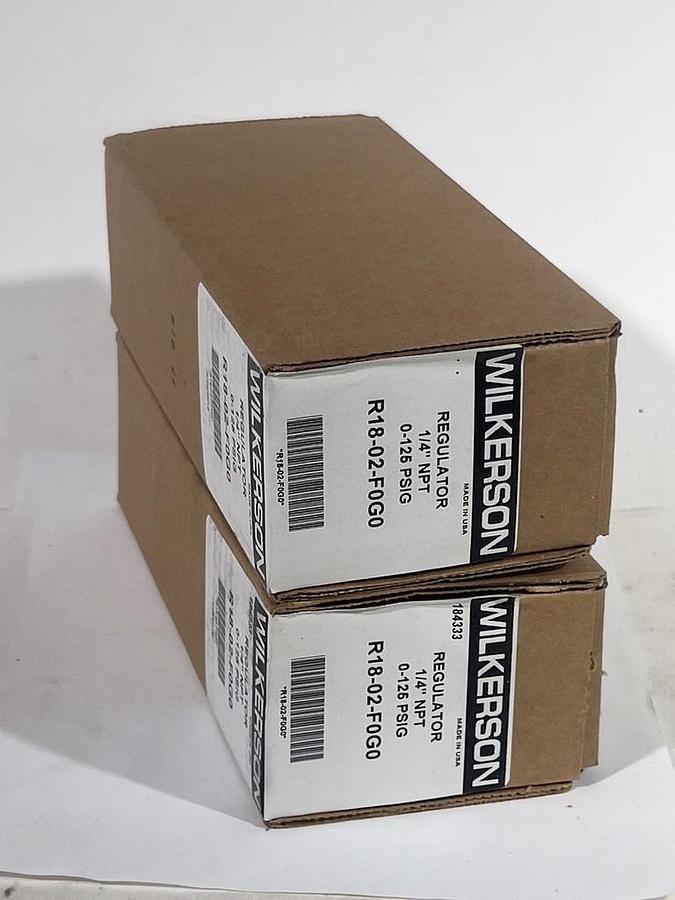 Lot of 2 Pieces: Wilkerson R18-02-F0G0 Filter / Regulator