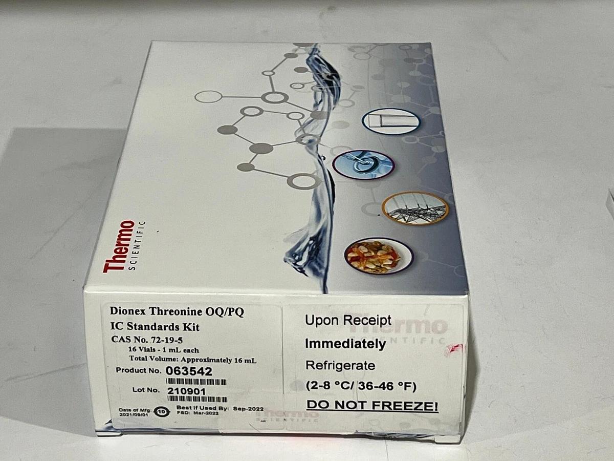 Thermo Scientific 063542 Dionex Threonine OQ/PQ IC Standards Kit - 16 Vials 1 mL