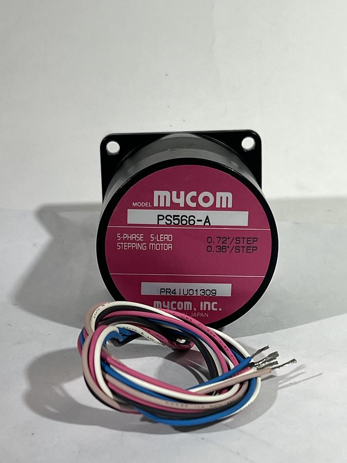 Mycom Model PS566-A Stepper Motor with 10:1 Ball Reducer - P/N PS566BG01A