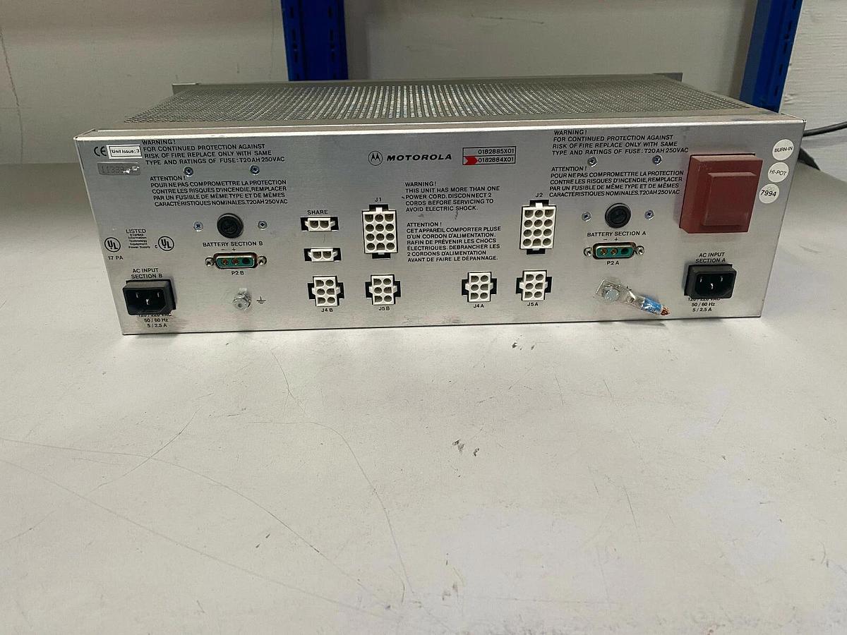 Used Motorola Centracom Supply with TPS 260, 261, 262, & SM 8 Modules