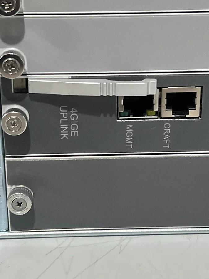 Used Zhone 3U 19" MXK-Chassis-319 - Access Concentrator with VDSL2 and 4GIGE Cards