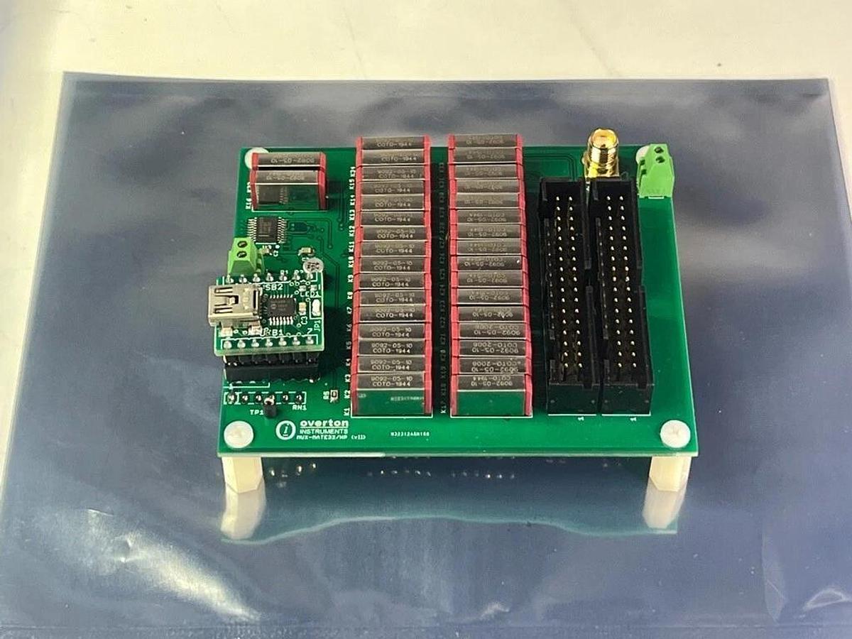 Lot of 5: Overton Instruments Gang Switch, Relay, and Multiplexer Modules w/ USB