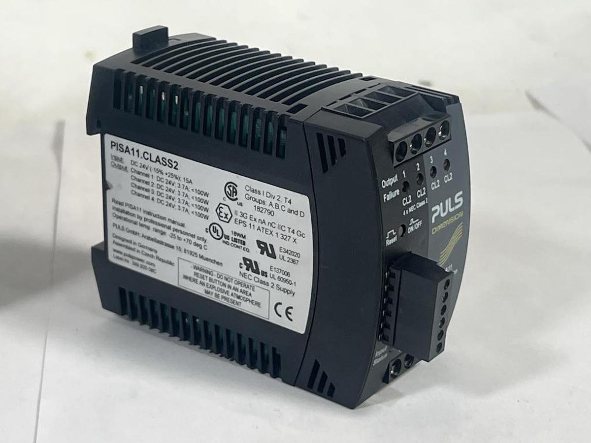 Used Lot of 5 PULS Dimension Series DIN Rail Power Supplies and Protection Module