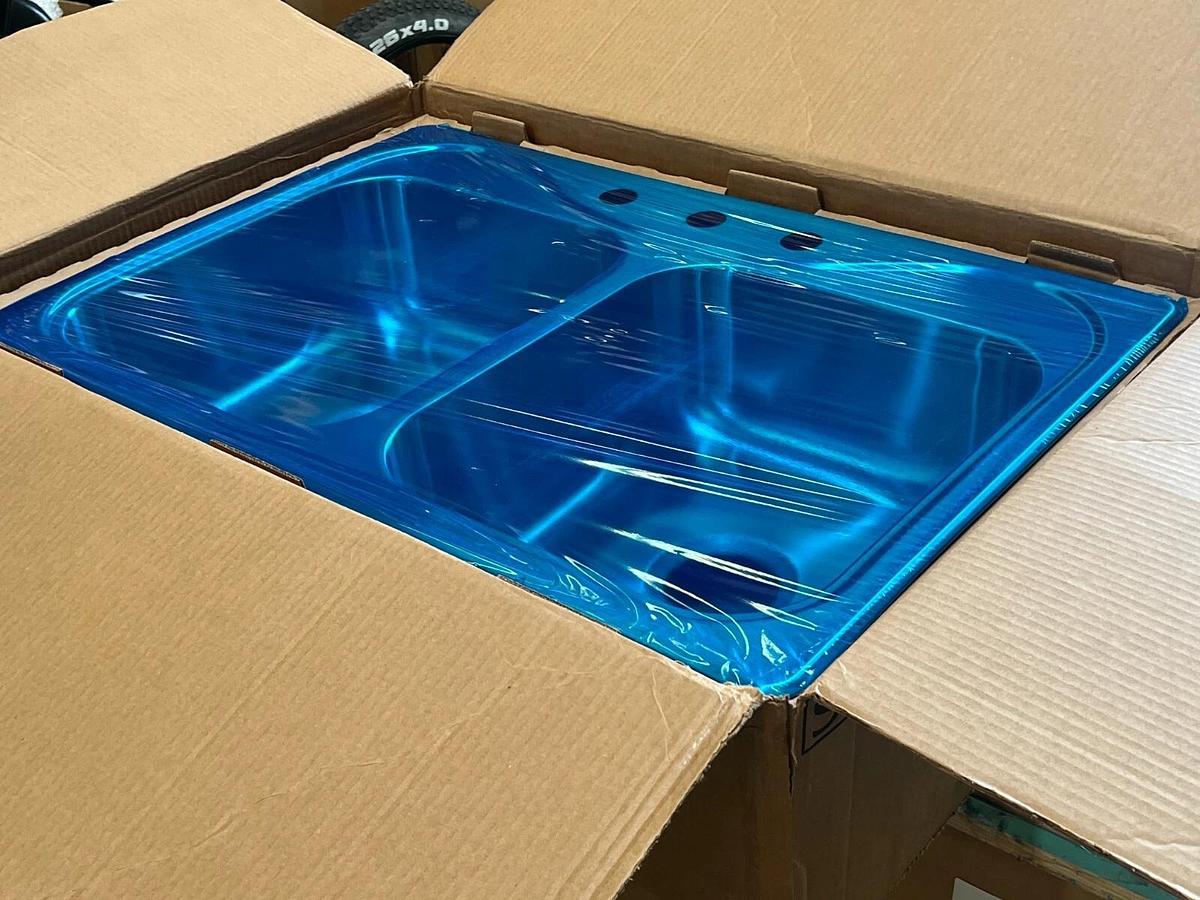 Sterling by Kohler 11400-3-NA Southhaven 33" Top-Mount Double-Bowl Kitchen Sink