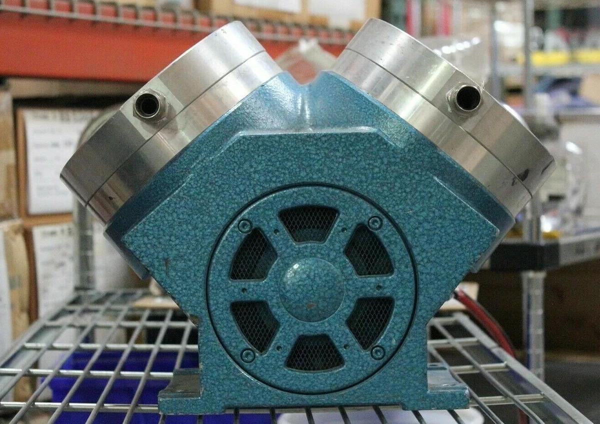Used KNF Neuberger N0150.3ANE 115V 8A 1HP Double Diaphragm Dual Piston Vacuum Pump