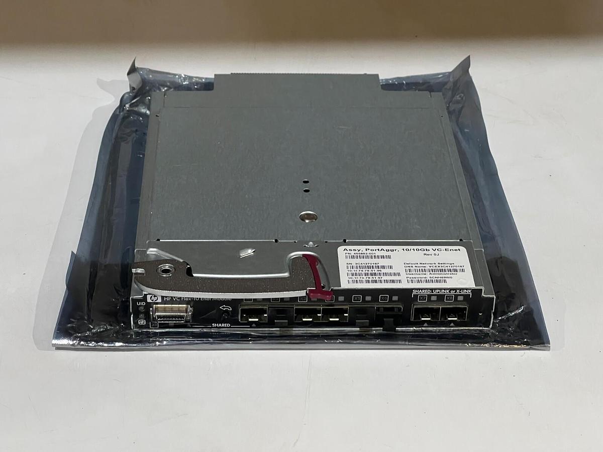 Used Hewlett Packard HP 455882-001 HP VC Flex-10 Enet Module Virtual Connect Ethernet