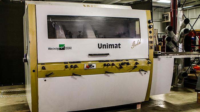 Used Weinig Unimat Gold 2007 6 Head Moulder