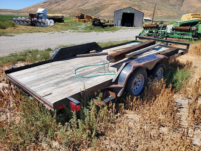 Used 16' Flatbed Equipment Trailer