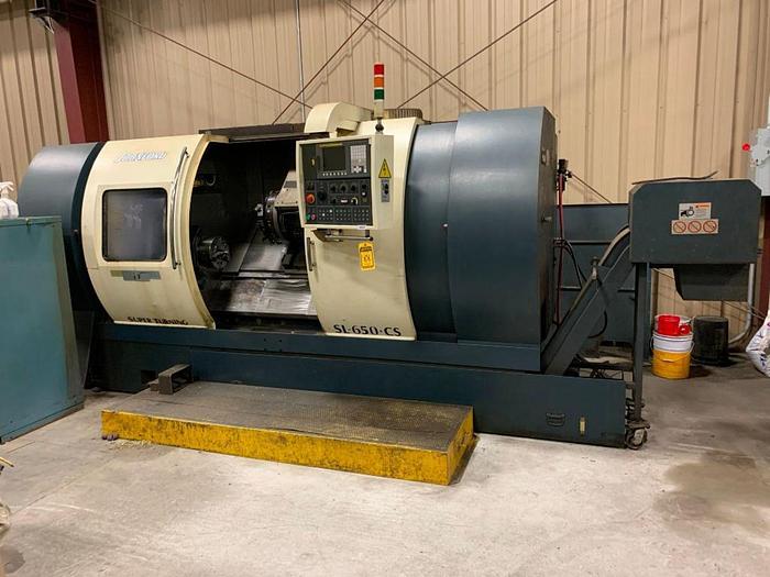 Used 2005 Johnford SL-650-CS CNC Lathe with Milling