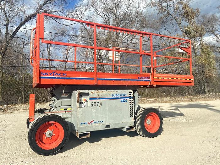 Used 2012 SKYJACK SJ6826RT SCISSOR LIFT