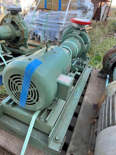 Used Pump, Centrif, 7.5 HP, 3" In / 2.5" Out, TACO, FE Series #C744913