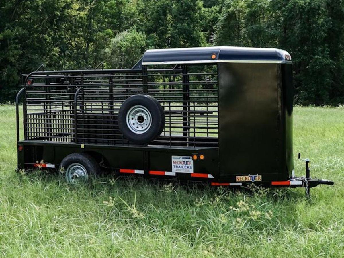 Neckover Bumper Pull Catch Can Trailer 16' x 5' Single Axle