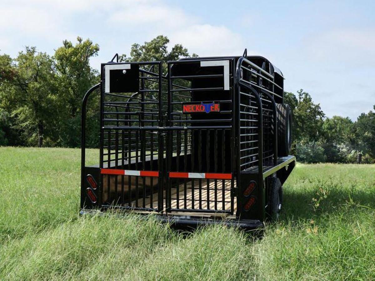 Neckover Bumper Pull Catch Can Trailer 14' x 6' Single Axle