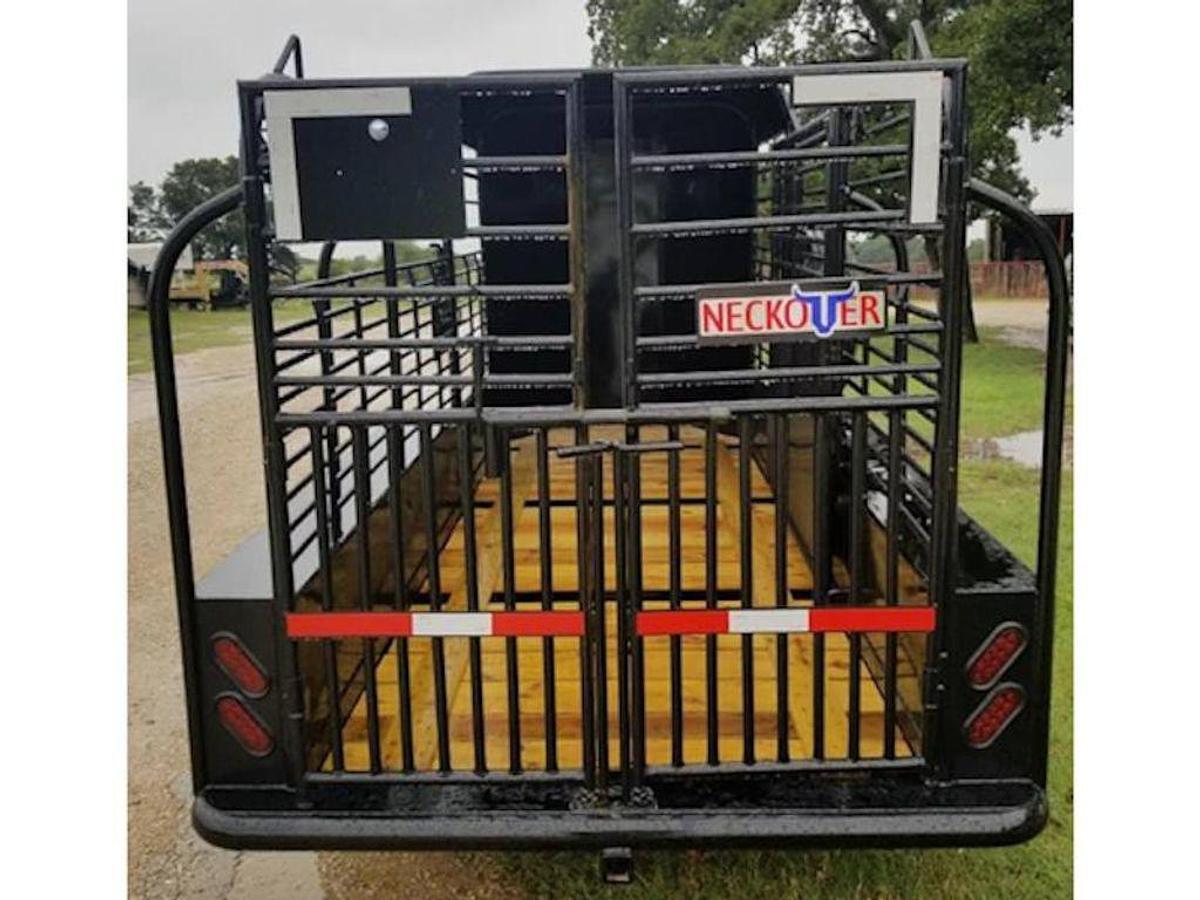 Neckover Bumper Pull Catch Can Trailer 16' x 5' Single Axle