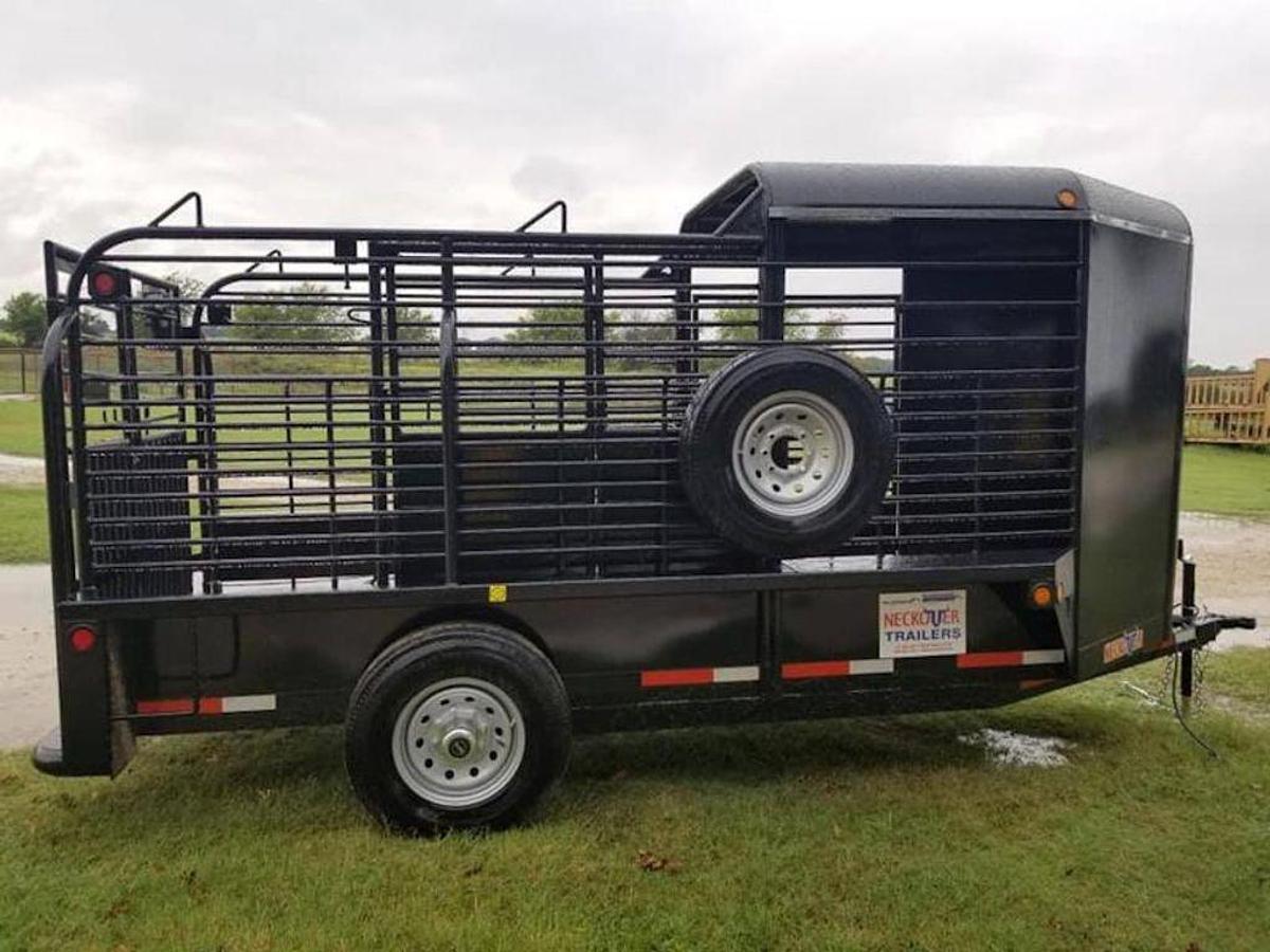 Neckover Bumper Pull Catch Can Trailer 16' x 5' Single Axle