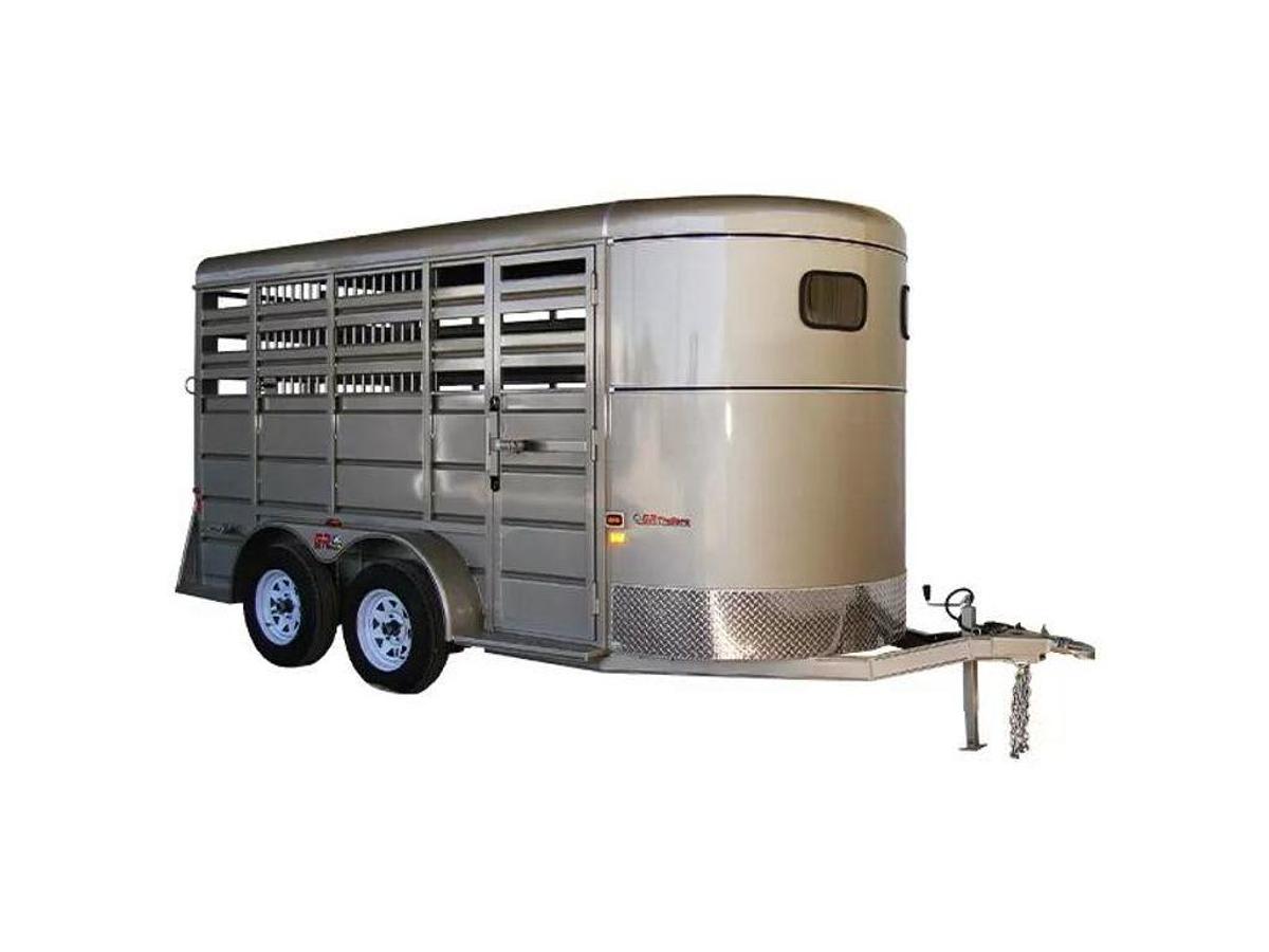 GR Trailers Tandem Axle Bumper Pull Stock Trailer 7,000 Lbs. ST6014W07LR