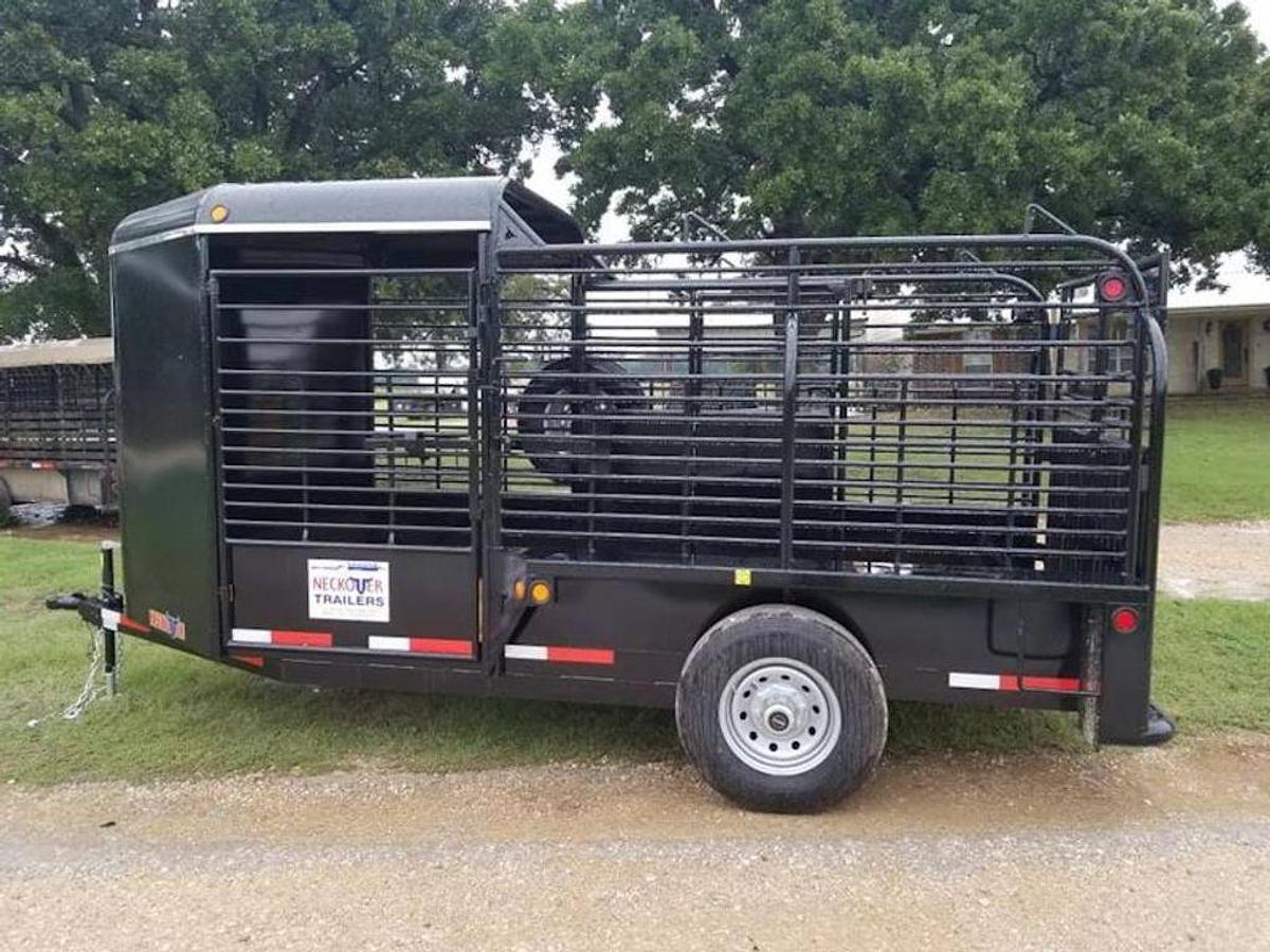 Neckover Bumper Pull Catch Can Trailer 16' x 5' Single Axle