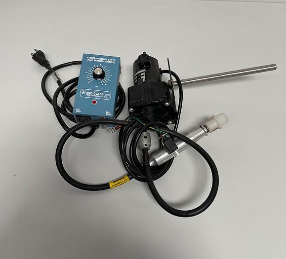 Used Ace Glass  Overhead Stirrer & Dual Motor Control