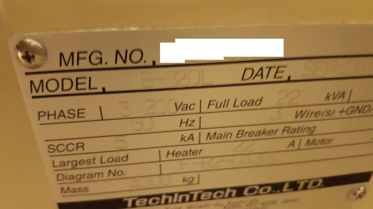 Used DNS WS-820L Automated wafer cleaning system