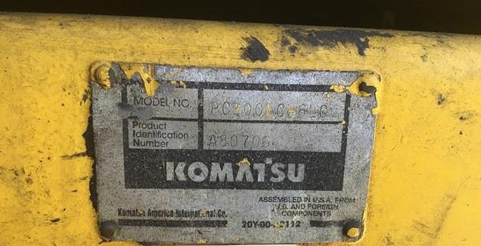 Used 1997 Komatsu PC300LC-6 Excavator