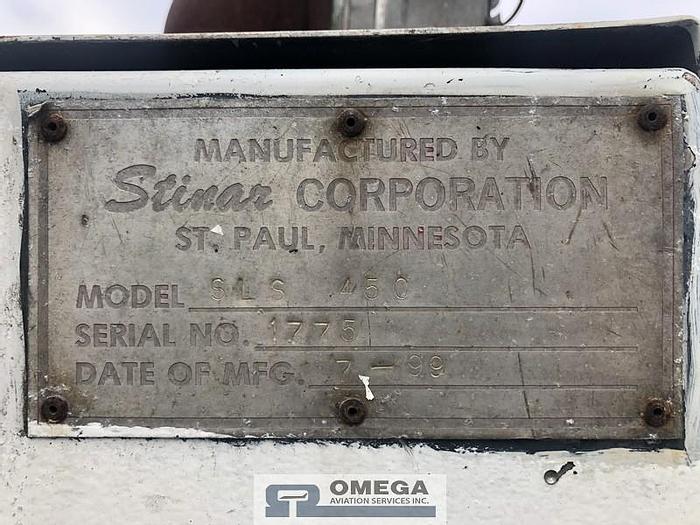 Used Stinar Lavatory Truck - Model SLS 450. 
1999 Ford F450 Chassis