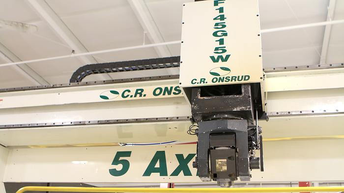 Used C.R. ONSRUD MODEL F145G15W10 "5-Axis Pro Series" CNC ROUTER"
