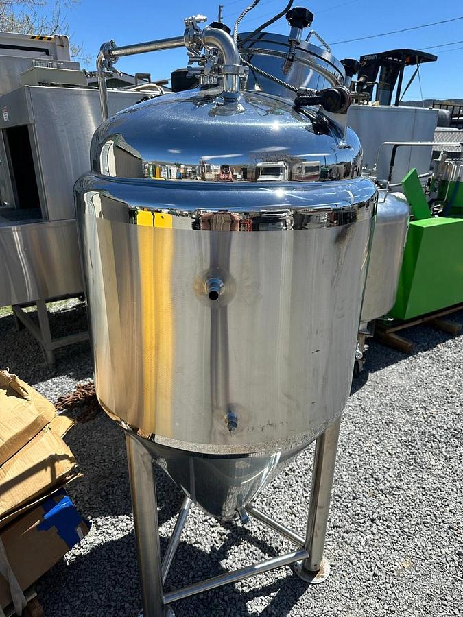 Used 80 Gallon Jacketed Stainless Steel Beer/Wine Fermentation Tank -- Carson City,NV