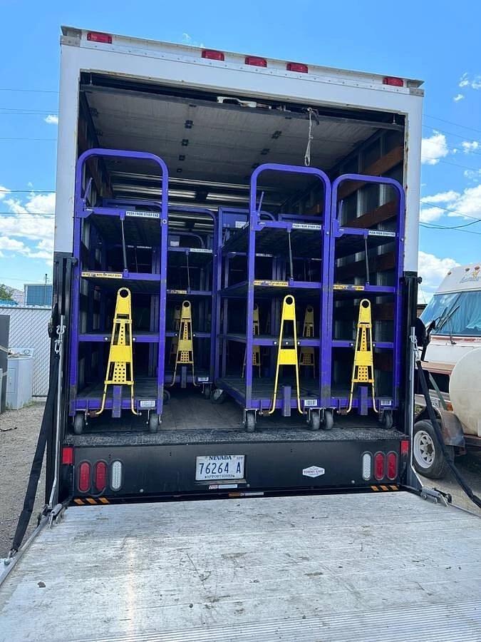 Used 4 shelf HD Industrial Carts on Casters -- San Diego,CA/ Carson City,NV
