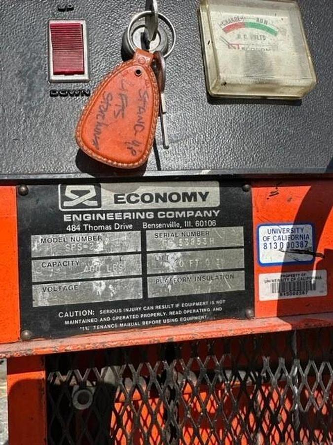 Used Economy Engineering Powered 10'  Man-Lift Platform - Reno, NV