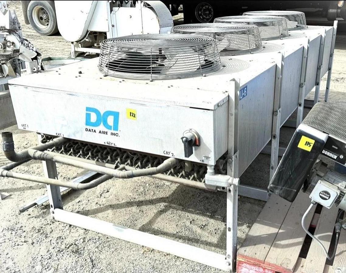 Used Data Aire Cooling Condenser 4 Fan fin cooler