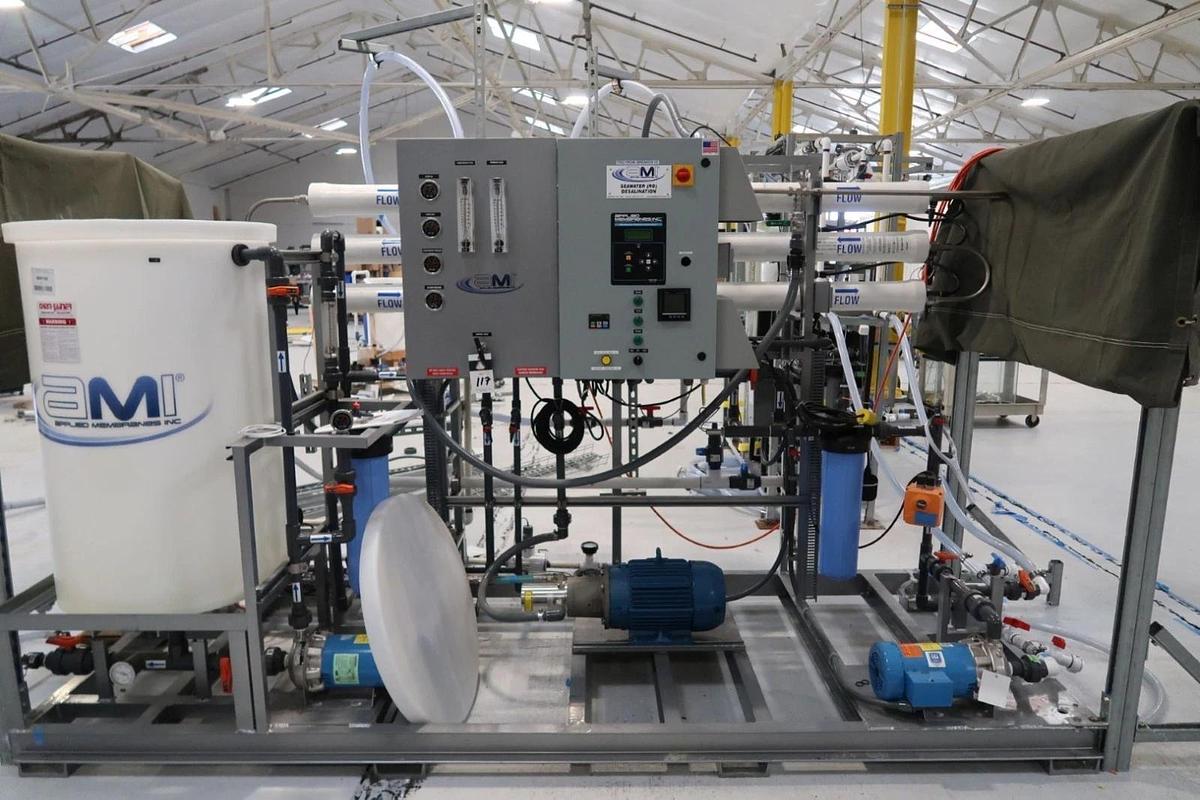 Used 6000 Gal/Day -- Applied Membranes Inc. Seawater Desalination System - Reno, NV