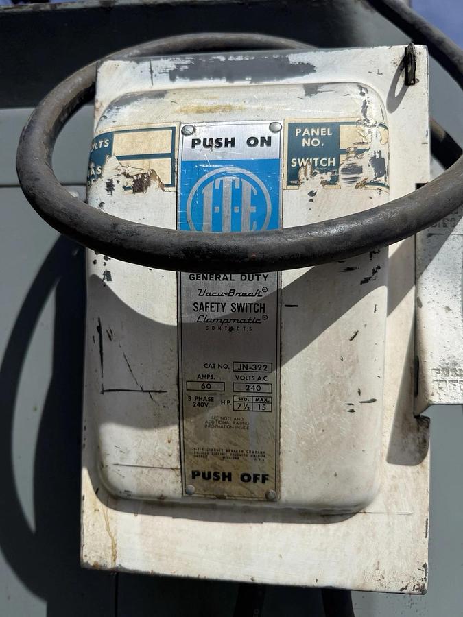 Used Cammann c-30 Metal (tap) Disintegrator