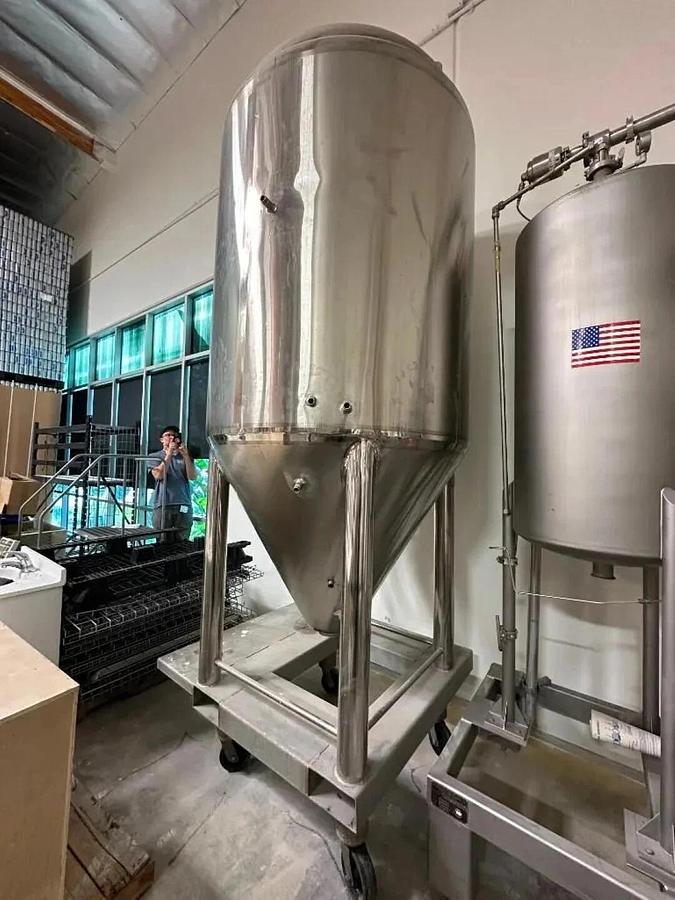 Used 15 BBL Stainless Jacketed Fermentation Tank