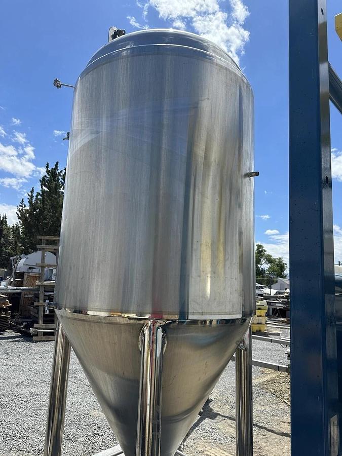 Used 15 BBL Stainless Jacketed Fermentation Tank