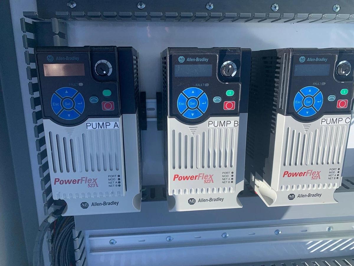 Used Graco SoloTech™ 10 Low Speed Hypalon Peristaltic Hose Pump + A/B VFD