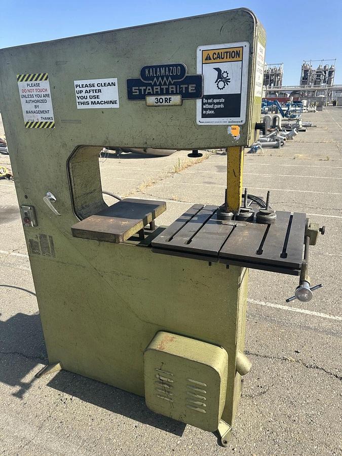 Used Kalamazoo Startrite 30RF vertical band saw -- Fresno, CA