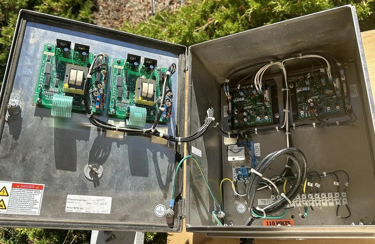 Used Schenck AccuRate Feeder Control with dual motor auger + Mac Silo w/ Centr.Blower